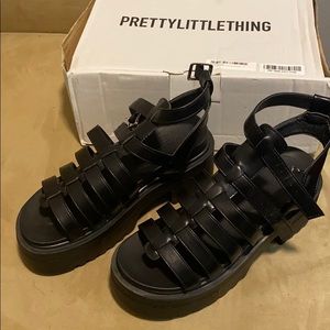 Pretty Little Thing Chunky Sandals
